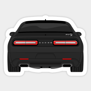 HELLCAT REAR BLACK Sticker